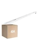 Voordeelpak 4x Noxion Montagebalk Click V2 LED T8 | Geschikt voor 1x 150cm LED Buis